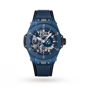Hublot Big Bang Herren Automatik Blau Rubber Watch 414.EX.5123.RX