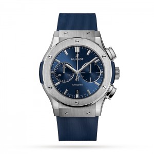 Hublot Classic Fusion Herren Automatik Blau Rubber Watch 521.NX.7170.RX