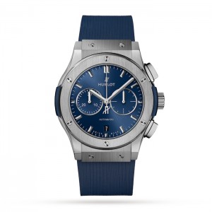 Hublot Classic Fusion Herren Automatik Blau Rubber Watch 541.NX.7170.RX