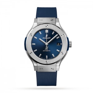 Hublot Classic Fusion Herren Automatik Blau Rubber Watch 565.NX.7170.RX