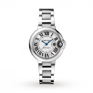 Cartier Ballon Bleu de Cartier Damen Automatik Silber Edelstahl Uhr WSBB0044