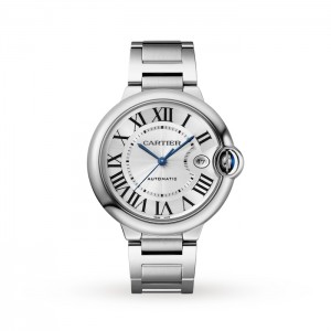 Cartier Ballon Bleu de Cartier Herren Automatik Silber Edelstahl Uhr WSBB0040