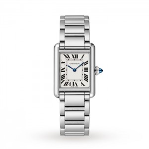 Cartier Tank Must Damen Quarz Silber Edelstahl Uhr WSTA0051