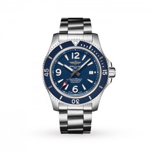 Breitling Superocean Herren Automatik Blau Edelstahl Uhr A17367D81C1A1