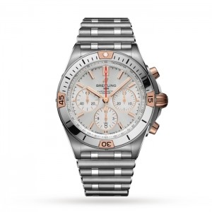 Breitling Chronomat Herren Automatik Silber Edelstahl Uhr IB0134101G1A1