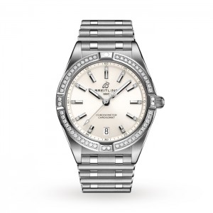 Breitling Chronomat Damen Quarz Silber Edelstahl Uhr A77310591A1A1
