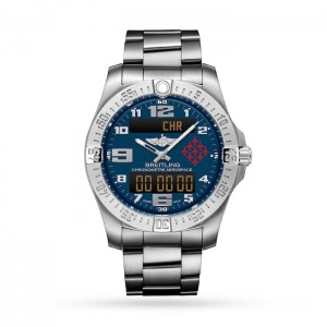 Breitling Aero Space Herren Quarz Blau Titan Uhr E793636E1C1E1