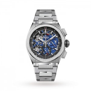 Zenith Defy Men Automatic Skeleton Titanium Watch 95.9002.9004/78.M9000