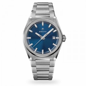 Zenith Defy Herren Automatik Blau Titan Uhr 95.9000.670/51.M9000