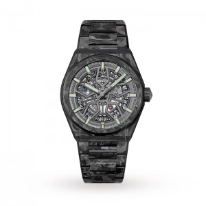 Zenith Defy Men Automatic Black Forged Carbon Watch 10.9001.670/80.M9000