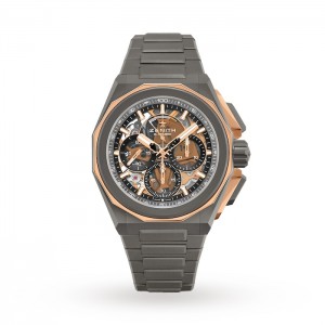 Zenith Defy Men Automatic Gold Titanium Watch 87.9100.9004/03.I001