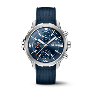 IWC Aquatimer Herren Automatik Blau Edelstahl Uhr IW376806